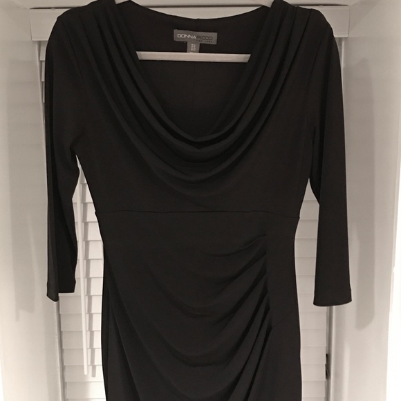 MOVING SALE!!! Black Quarter Sleeve Dress - Size 6 - Picture 2 of 5